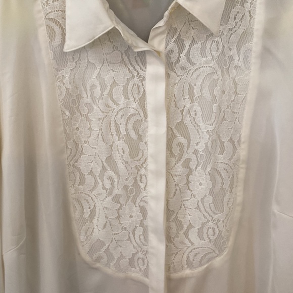 Ralph Lauren polyester & elastane long sleeve blouse. Size 2X - Picture 3 of 5